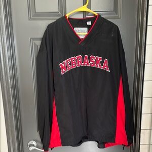 Nebraska Black and Red Pullover